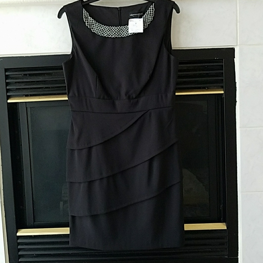NWT Women's Black Cocktail Dress *FLAWED* Please see picture